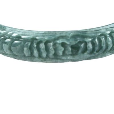 Des bracelets de jade naturels sculptés et poli pour les femmes