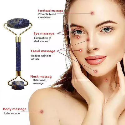 Jade Roller Guasha Fonction Massage du cou du visage Outils pour la peau du visage Gua Sha Roller Eye Produits de beauté pour le visage Le corps se détend