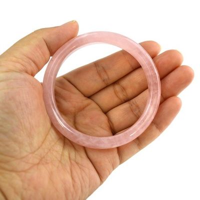 Logo personnalisé Disponibled Brassières de bracelet de quartz rose naturel pour femme Bracelet de mode pour l'amour