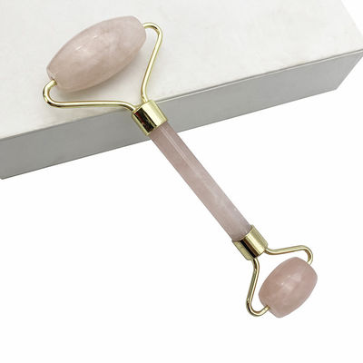 Perfecore Jade Roller Beauté Rose Quartz Guasha Roller Face Cou Gua sha Massage Outil pierre pour l' artisanat fait à la main et les soins de la peau