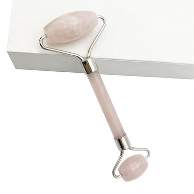 Perfecore Jade Roller Beauté Rose Quartz Guasha Roller Face Cou Gua sha Massage Outil pierre pour l' artisanat fait à la main et les soins de la peau