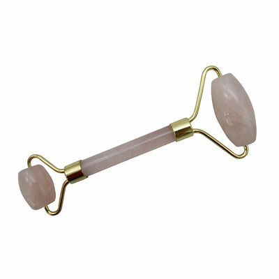 Perfecore Jade Roller Beauté Rose Quartz Guasha Roller Face Cou Gua sha Massage Outil pierre pour l' artisanat fait à la main et les soins de la peau