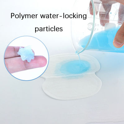 40pcs Ultra-mince soucoupe absorbant la sueur autocollant avec polymère menthe argent Ion non tissé papier aéroporté SAP Pulpe PE Film