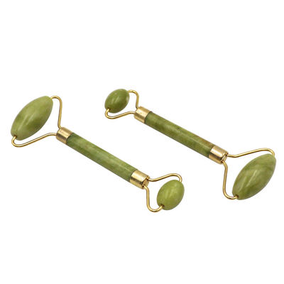 Zone de massage du corps Rouleau de massage facial de Guasha en pierre de jade pour l' amincissement et le levage des yeux