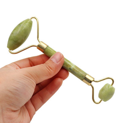 Zone de massage du corps Rouleau de massage facial de Guasha en pierre de jade pour l' amincissement et le levage des yeux