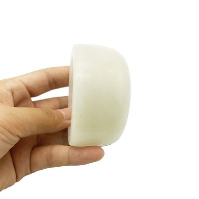 Technique Masque en jade blanc naturel poli avec cuvette et spatule pour une consistance de masque parfaite