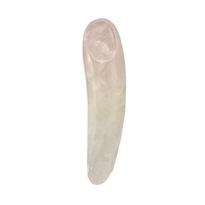 Technique Masque en jade blanc naturel poli avec cuvette et spatule pour une consistance de masque parfaite
