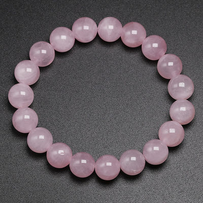 Feng Shui Rose Quartz Bracelet pour femmes Fabriqué à la main en pierre naturelle Chakra bijoux cadeau
