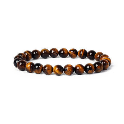 Bracelet de perles de jade naturel pour femmes Améthyste Cristal Quartz Aquamarin Émeraude Bijoux Agate Bracelet élastique pour hommes