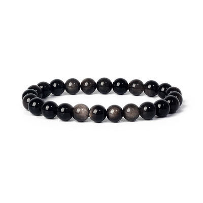 Bracelet de perles de jade naturel pour femmes Améthyste Cristal Quartz Aquamarin Émeraude Bijoux Agate Bracelet élastique pour hommes