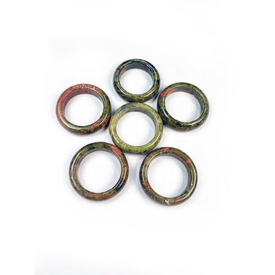 Des bagues en pierre naturelle Feng Shui uniques Polie Turquoise œil de tigre Sodalite Sable bleu