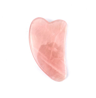Scraper portable en jade naturel pour le massage du visage et du cou et les soins de beauté