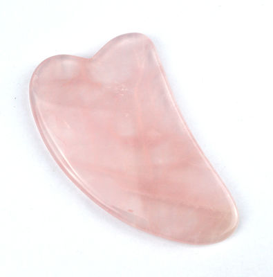 Scraper portable en jade naturel pour le massage du visage et du cou et les soins de beauté