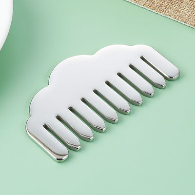 Outil de massage du cuir chevelu en acier inoxydable Gua Sha Comb cheveux en forme de cœur Outil de massage du cuir chevelu