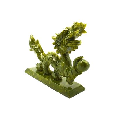 Artisanat de jade gravure sculpture de type asiatique inspiré statue de jade pour des objets de collection uniques