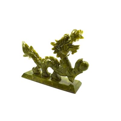 Artisanat de jade gravure sculpture de type asiatique inspiré statue de jade pour des objets de collection uniques