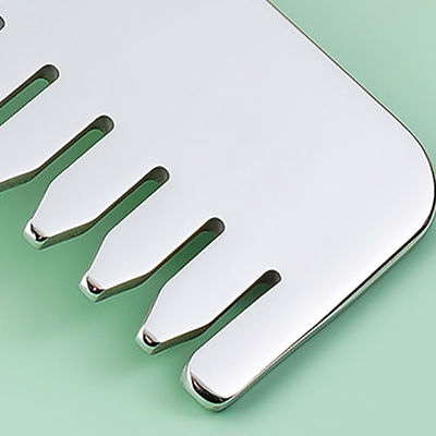 Cuillère de massage en acier inoxydable Gua Sha Crâne de massage en cuir chevelu Guasha Masseur de tête en pierre Salon de beauté avec logo personnalisé