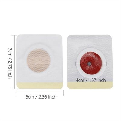 Fonction de massage 30pcs Tissu non tissé brûleur de graisse Perte de poids Détox Slim Patch pour le nombril Autocollant produits minceur soins du corps