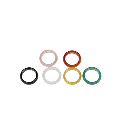 2024 Design Magic Jade Rings pour les femmes Jade couleur bagues pour les doigts Bonne chance cadeaux Autres