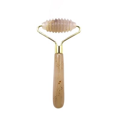 Marteau de massage grise agate rouleau de jade à tiges pour le massage facial naturel anti-âge thérapie sac oculaire outils de massage anti-âge