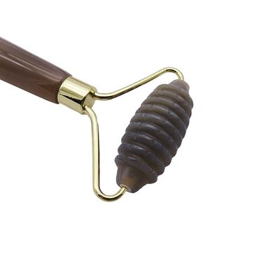 Marteau de massage grise agate rouleau de jade à tiges pour le massage facial naturel anti-âge thérapie sac oculaire outils de massage anti-âge