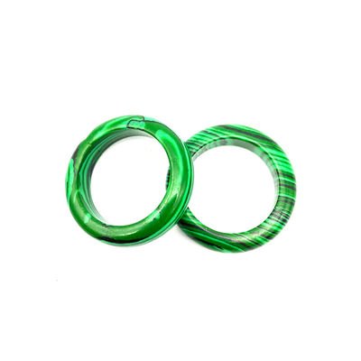 Décoration naturelle Jade Ring Gemstone Agate Vert Aventurine Turquoise Topaz Jade Portable Anneaux etc Thème Feng Shui
