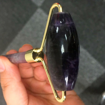 Rouleau de gua sha Améthyste rouleaux faciaux rouleaux de jade rouleau de guasha pour beauté masseur facial