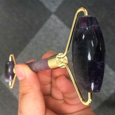 Rouleau de gua sha Améthyste rouleaux faciaux rouleaux de jade rouleau de guasha pour beauté masseur facial