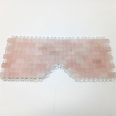 Masque facial rose au quartz pour le massage du visage et des yeux
