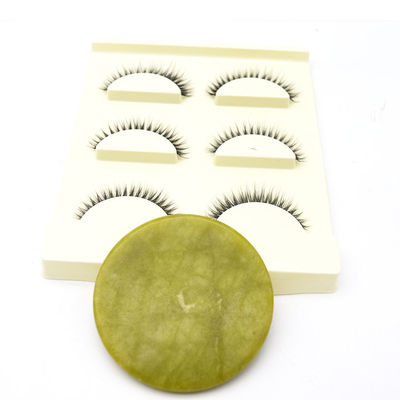 Massageur de visage XiuYan Jade Ronde Jade Colle Gasket Eyeliner Extension de cils de pierre Extension de cils pour le massage de beauté