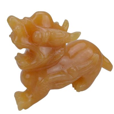 2 pièces d'artisanat antique ornement sculptures figurines mode de gravure n ° AKBW-008 pour les statues chinoises Feng Shui PiXiu