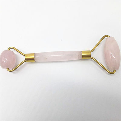 Ruloir anti-âge pour le visage et ensemble de Guasha réel 100% Ruloir de jade pour le massage du visage réduit les rides Ruloir de quartz rose pour le massage du corps