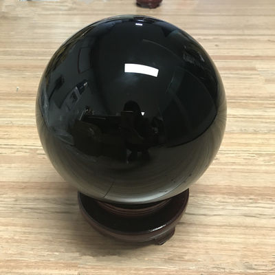 180mm Obsidian Ball Gemstone Sphère sculptée Technique de méditation Guérison Divination Feng Shui