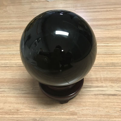 180mm Obsidian Ball Gemstone Sphère sculptée Technique de méditation Guérison Divination Feng Shui