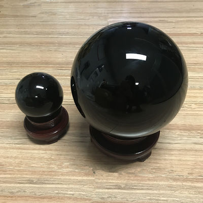 180mm Obsidian Ball Gemstone Sphère sculptée Technique de méditation Guérison Divination Feng Shui