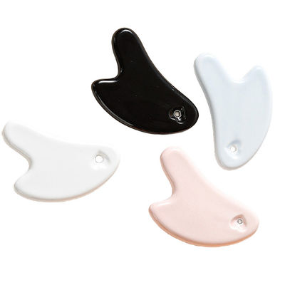 Corps Muscles Forme de cœur Céramique Gua Sha Scraping Board pour le corps confortable et outil de massage du visage