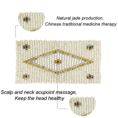 Produits de soins de santé de la tête Jade naturel traitement oreiller pour la médecine chinoise Relaxation