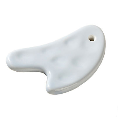 Corps Muscles Forme de cœur Céramique Gua Sha Scraping Board pour le corps confortable et outil de massage du visage