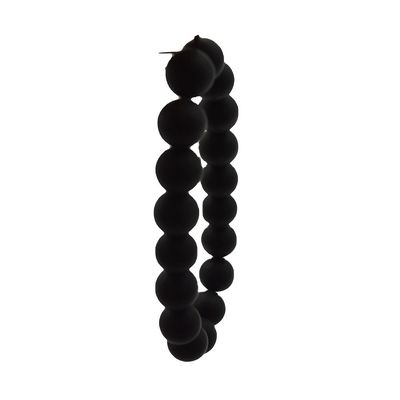 Art Collectible Natural 10mm Black Bian Perles de pierre Bracelets pour hommes et femmes