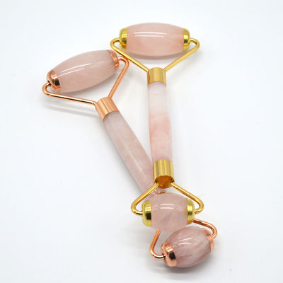 Santé et beauté Rose Quartz Jade Guasha Roller de massage anti-rides Jade Roller Gua Sha pour améliorer la routine de soins de la peau