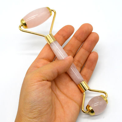 Santé et beauté Rose Quartz Jade Guasha Roller de massage anti-rides Jade Roller Gua Sha pour améliorer la routine de soins de la peau