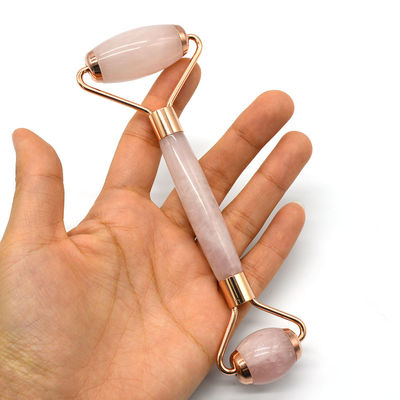 Santé et beauté Rose Quartz Jade Guasha Roller de massage anti-rides Jade Roller Gua Sha pour améliorer la routine de soins de la peau