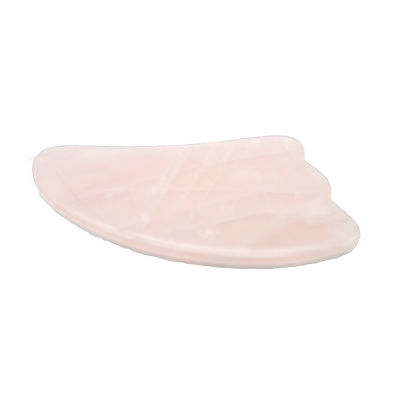 9.5*5.5cm pierre naturelle Gua Sha Outil Rose Quartz / Améthyste / Jade Blanc Outil de massage pour le massage du corps