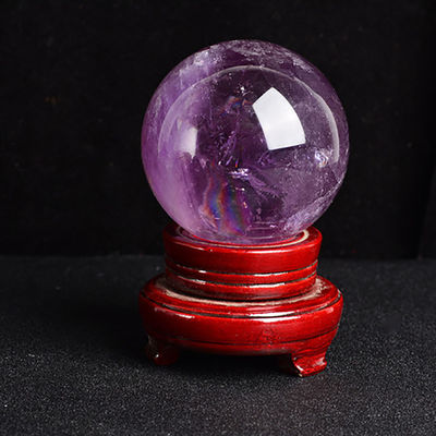 3-5/Appect Natural Améthyste Ball Fengshui Décoration Sphère de pierre précieuse pour la décoration de la maison et du bureau