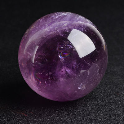 3-5/Appect Natural Améthyste Ball Fengshui Décoration Sphère de pierre précieuse pour la décoration de la maison et du bureau