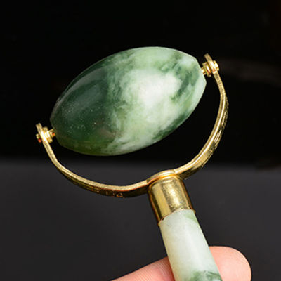 Massage Jade Gua Sha Roller de glace pour le visage pierre naturelle Xiuyan Jade Guasha Roller
