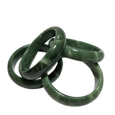Bracelet vert émeraude naturel et brassard de jade pour hommes et femmes beauté avec amour thème de pierre précieuse