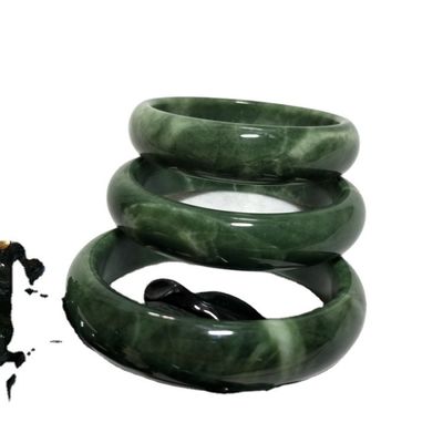 Bracelet vert émeraude naturel et brassard de jade pour hommes et femmes beauté avec amour thème de pierre précieuse