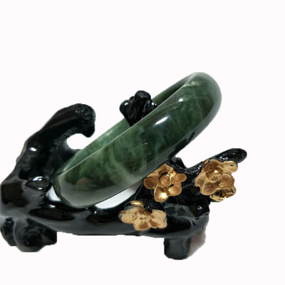 Bracelet vert émeraude naturel et brassard de jade pour hommes et femmes beauté avec amour thème de pierre précieuse