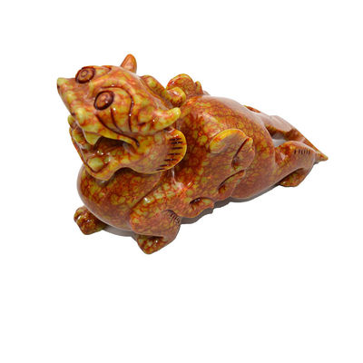 Pixiu en jade naturel sculpté sur mesure pour le bureau Feng Shui à un prix abordable